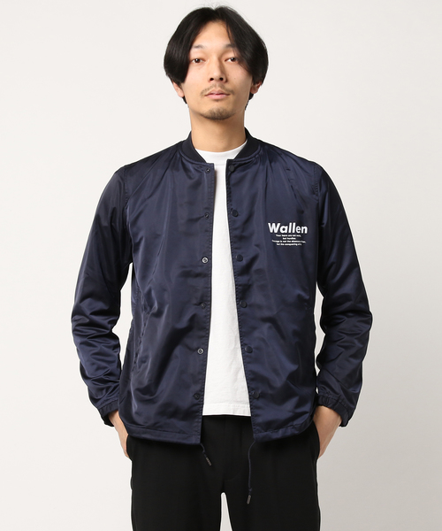 AZUL by moussy（アズールバイマウジー）の「バックプリント衿リブコーチジャケット（その他アウター・メンズ・ブラック/ネイビー・LARGE/MEDIUM/SMALL）」の13枚目の写真