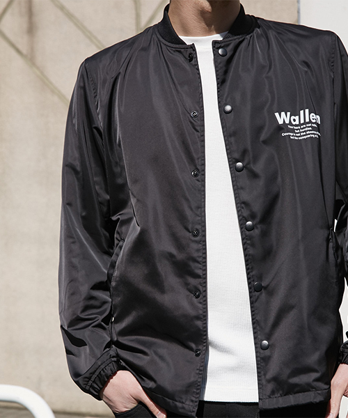 AZUL by moussy（アズールバイマウジー）の「バックプリント衿リブコーチジャケット（その他アウター・メンズ・ブラック/ネイビー・LARGE/MEDIUM/SMALL）」の15枚目の写真