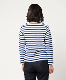 ♦︎美品♦︎ サイズ1 コモリ ボーダー　バスクシャツ　エクリュ/マリン ♦︎美品♦︎ サイズ1 コモリ ボーダー バスクシャツ エクリュ