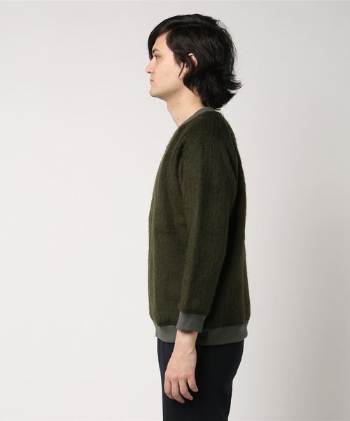 rehacer(レアセル)の「TROVE : POROMIES CREW NECK(スウェット・メンズ・カーキ・2)」の2枚目の写真