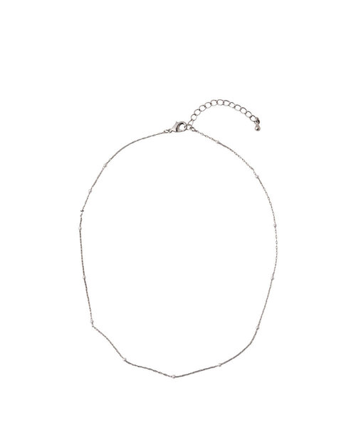 colleca la（コレカラ）の「パールとチェーンの華奢ネックレス（ネックレス・レディース・シルバー/ゴールド・ﾌﾘ-）」の7枚目の写真