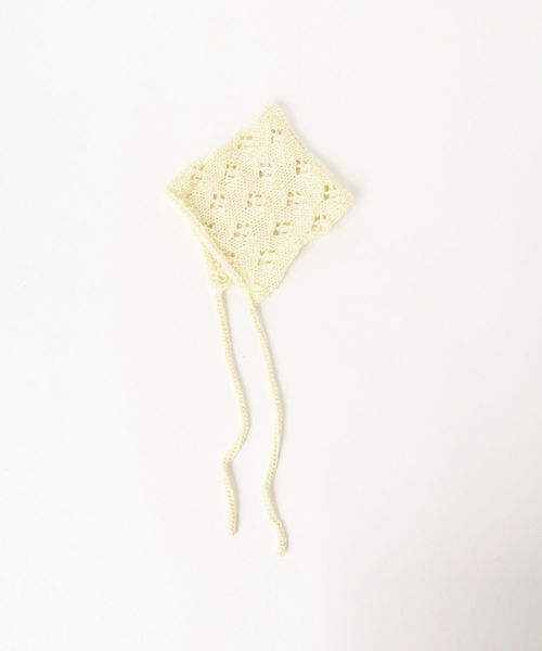 B:MING by BEAMS(ビーミングバイビームス)の「ビーミング by ビームス / 手編みボンネット(その他ベビー用品・キッズ・ホワイト系その他5・SMALL/MEDIUM)」の3枚目の写真