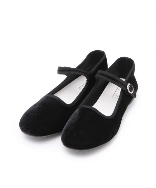 LOWRYS FARM（ローリーズファーム）の「チャイナシューズ　802201（スリッポン・レディース・ブラック/シルバー/チェック・MEDIUM/LARGE）」の4枚目の写真