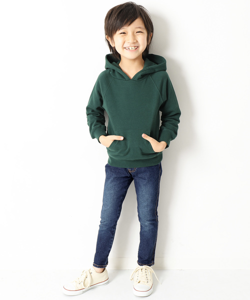 devirock（デビロック）の「楽デニム ストレッチスキニーデニムパンツ（デニムパンツ・キッズ・ネイビー/サックスブルー/ワンウォッシュ・100cm/110cm/120cm/130cm/140cm/150cm/160cm）」の4枚目の写真