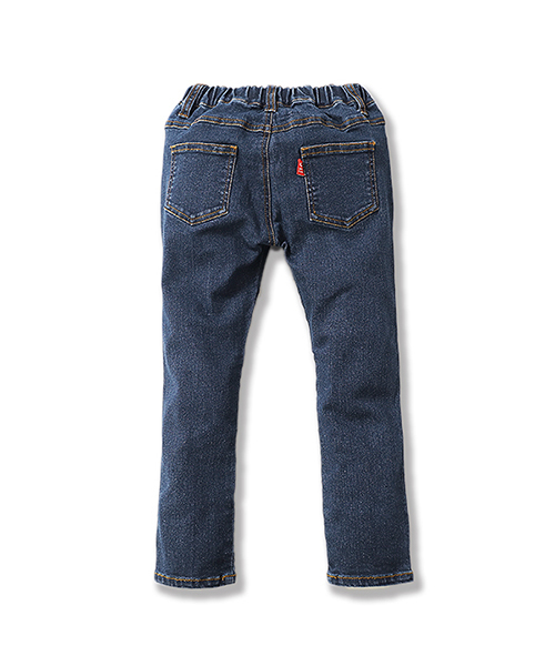 devirock（デビロック）の「楽デニム ストレッチスキニーデニムパンツ（デニムパンツ・キッズ・ネイビー/サックスブルー/ワンウォッシュ・100cm/110cm/120cm/130cm/140cm/150cm/160cm）」の7枚目の写真