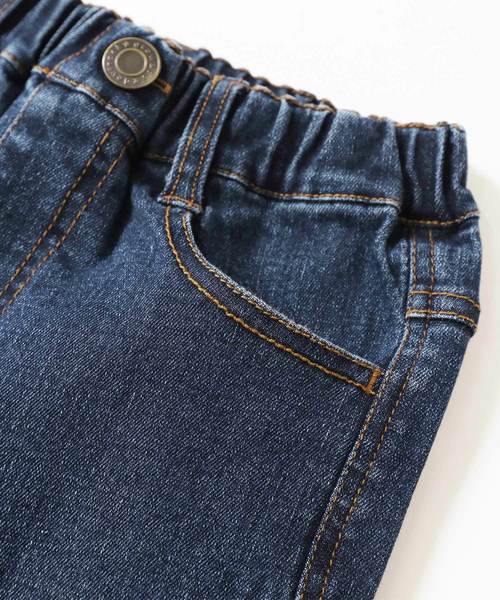 devirock（デビロック）の「楽デニム ストレッチスキニーデニムパンツ（デニムパンツ・キッズ・ネイビー/サックスブルー/ワンウォッシュ・100cm/110cm/120cm/130cm/140cm/150cm/160cm）」の10枚目の写真
