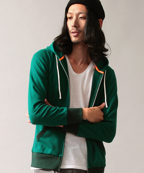 BEAUTY&YOUTH UNITED ARROWS（ビューティーアンドユースユナイテッドアローズ）の「by ∴スウェット ジップ フーディ◇（パーカー・メンズ・ブラック/グレー/ケリー/ロイヤルブルー・SMALL/MEDIUM/LARGE/X-LARGE）」の7枚目の写真