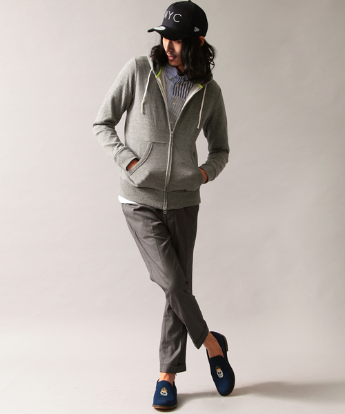 BEAUTY&YOUTH UNITED ARROWS（ビューティーアンドユースユナイテッドアローズ）の「by ∴スウェット ジップ フーディ◇（パーカー・メンズ・ブラック/グレー/ケリー/ロイヤルブルー・SMALL/MEDIUM/LARGE/X-LARGE）」の10枚目の写真