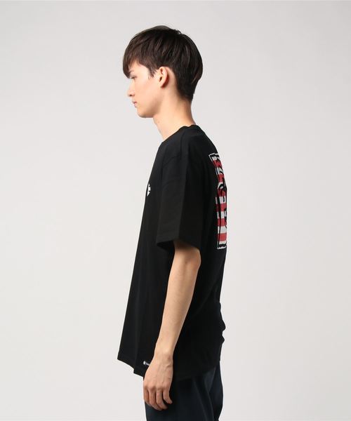 ELEMENT(エレメント)の「ELEMENTメンズ【KEITHHARING】KHSMILESSTEETシャツ(Tシャツ/カットソー・メンズ・ブラック・SMALL/MEDIUM/LARGE)」の2枚目の写真