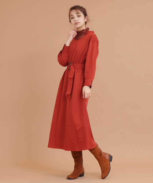 FREE'S MART（フリーズマート）の「華奢レースハイネックブラウス（シャツ/ブラウス・レディース・ホワイト/ブラック/ブラウン・FREE）」の14枚目の写真