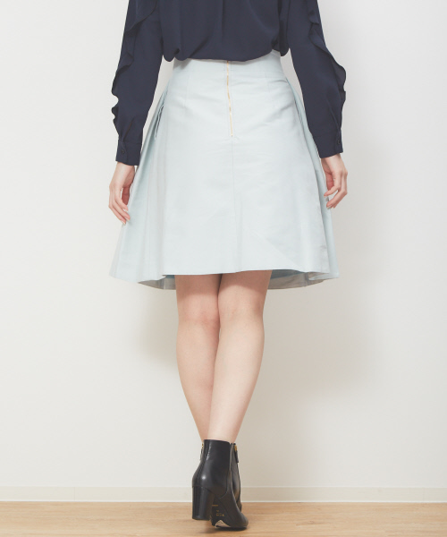 DESIGNWORKS（デザインワークス）の「グログランスカート（スカート・レディース・サックスブルー/ブラック・36/38/40）」の10枚目の写真