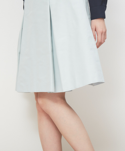 DESIGNWORKS（デザインワークス）の「グログランスカート（スカート・レディース・サックスブルー/ブラック・36/38/40）」の6枚目の写真