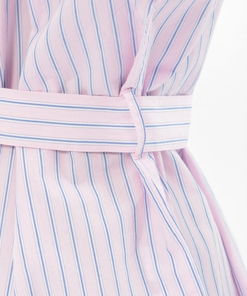 LAKOLE（ラコレ）の「【マルチウェイ】ロングシャツチュニック / LAKOLE（チュニック・レディース・ホワイト/ピンク/ブルー・SMALL/MEDIUM）」の16枚目の写真