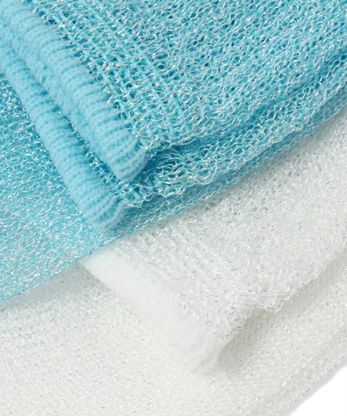 WEGO（ウィゴー）の「WEGO/2Pラメソックス（ソックス/靴下・レディース・サックスブルー/パープル・FREE）」の6枚目の写真