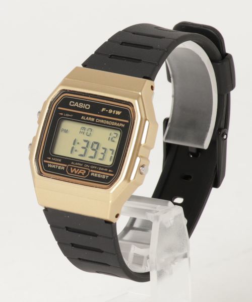 CASIO（カシオ）の「CASIO F-91WM : カシオ ベーシック デジタル チープカシオ（デジタル腕時計・レディース・ブラック/オリーブ/シルバー/ブルー/ゴールド・FREE）」の5枚目の写真