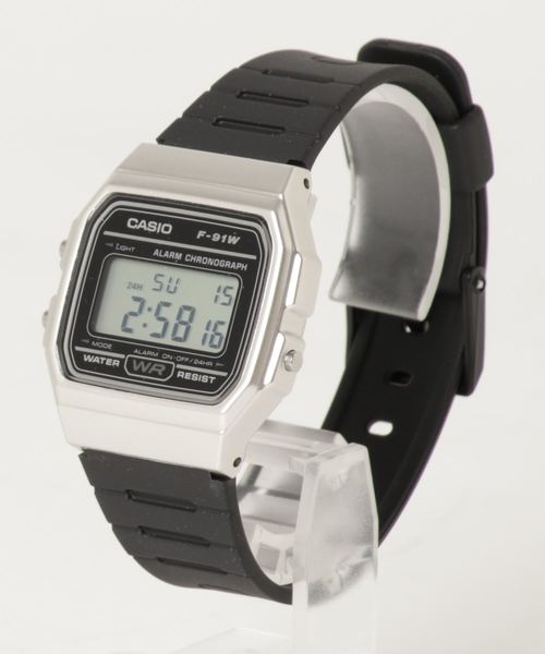 CASIO（カシオ）の「CASIO F-91WM : カシオ ベーシック デジタル チープカシオ（デジタル腕時計・レディース・ブラック/オリーブ/シルバー/ブルー/ゴールド・FREE）」の12枚目の写真