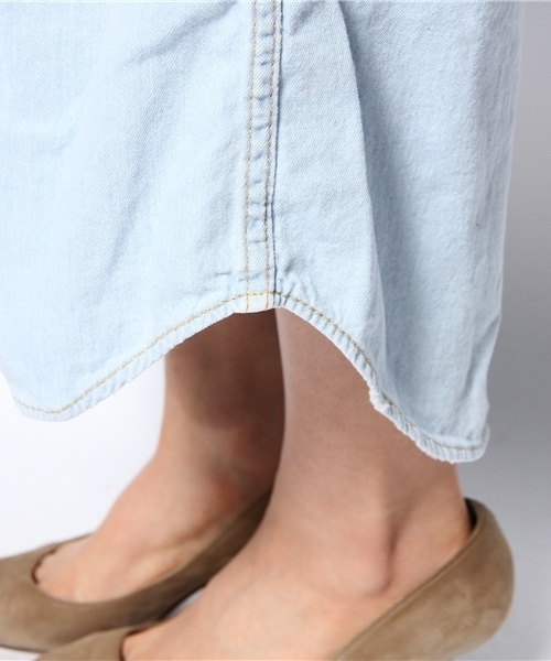 goa（ゴア）の「6OZ ｸﾞﾗﾃﾞｰｼｮﾝﾃﾞﾆﾑﾛﾝｸﾞｼｬﾂ（シャツ/ブラウス・レディース・ブルー系その他・FREE）」の8枚目の写真