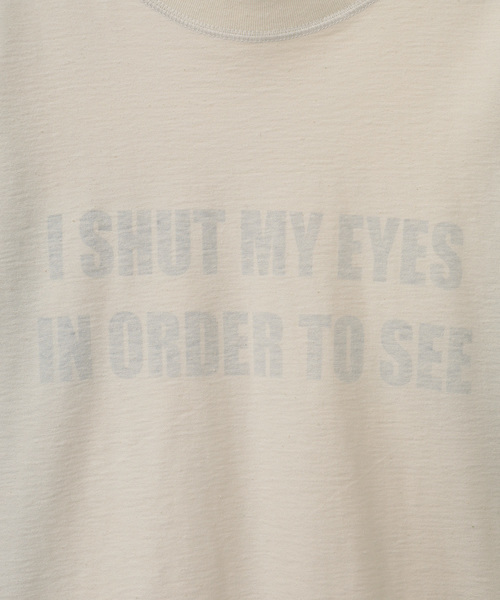 CLANE（クラネ）の「REVERSED LOGO T/S（Tシャツ/カットソー・レディース・ベージュ/ホワイト・1/2）」の7枚目の写真