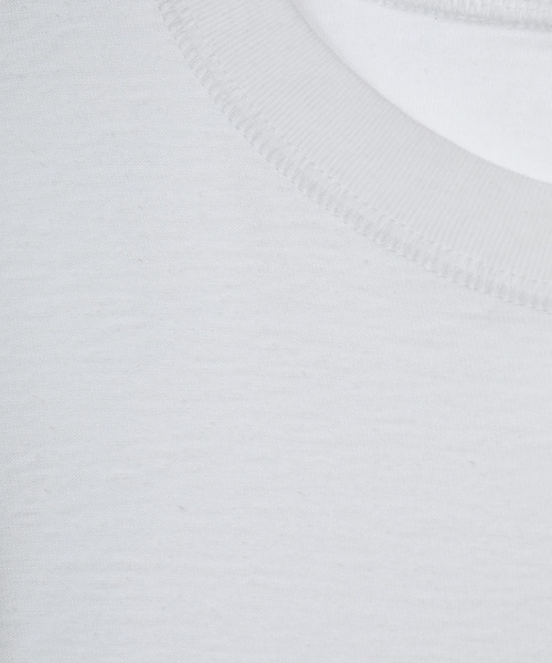 CLANE（クラネ）の「REVERSED LOGO T/S（Tシャツ/カットソー・レディース・ベージュ/ホワイト・1/2）」の8枚目の写真