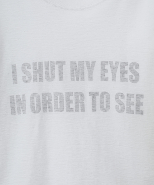 CLANE（クラネ）の「REVERSED LOGO T/S（Tシャツ/カットソー・レディース・ベージュ/ホワイト・1/2）」の9枚目の写真