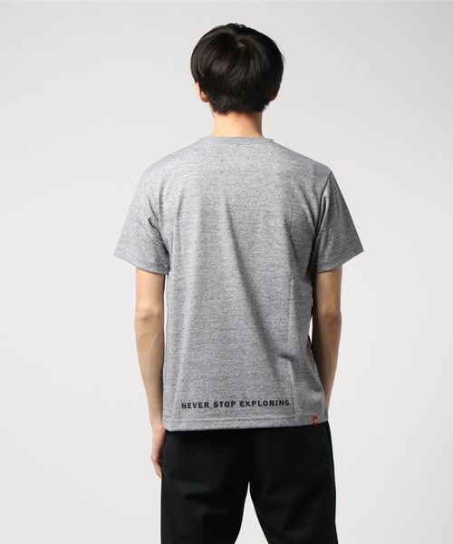 THE NORTH FACE（ザノースフェイス）の「ショート スリーブ スモール ボックス ロゴ ティー S/S Small Box Logo Tee NT31955（Tシャツ/カットソー・メンズ・ブラック/ホワイト/グレー/ネイビー・LARGE/SMALL/X-LARGE/MEDIUM）」の7枚目の写真