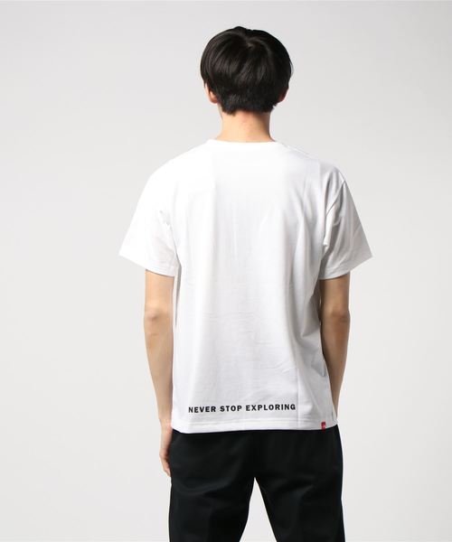 THE NORTH FACE（ザノースフェイス）の「ショート スリーブ スモール ボックス ロゴ ティー S/S Small Box Logo Tee NT31955（Tシャツ/カットソー・メンズ・ブラック/ホワイト/グレー/ネイビー・LARGE/SMALL/X-LARGE/MEDIUM）」の9枚目の写真