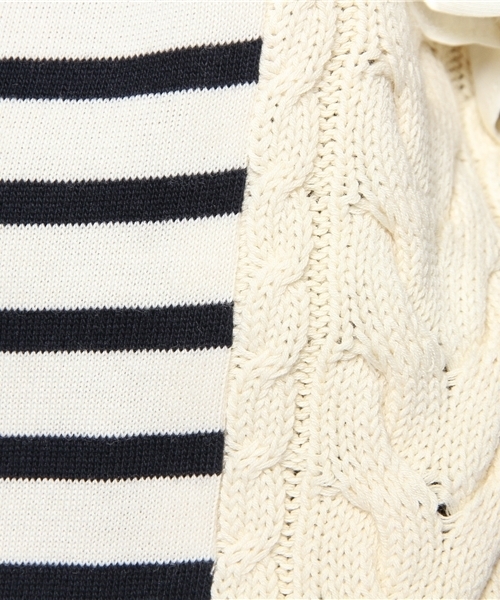 Another Edition（アナザーエディション）の「AE[A]BOR MIX PO（Tシャツ/カットソー・レディース・グレー/ライトブルー/ネイビー・フリー）」の6枚目の写真