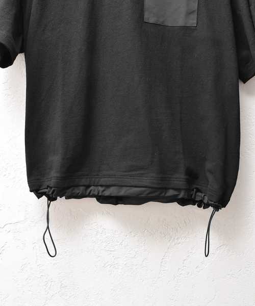 MinoriTY(マイノリティ)の「ナイロンポケットビッグTシャツ ビッグシルエット(Tシャツ/カットソー・メンズ・ホワイト/ブラック・M/L)」の11枚目の写真