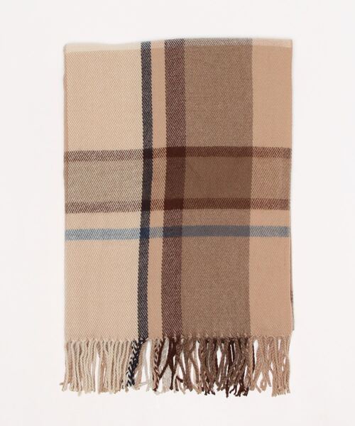 LOWRYS FARM(ローリーズファーム)の「チェックストール 851192(ストール/ショール・レディース・アイボリー/グレー/ベージュ/ネイビー/ブラウン/ベージュ系その他/ライトグレー/ブラウン系その他/ベージュ系その他3/オレンジ/ブラック・FREE)」の16枚目の写真