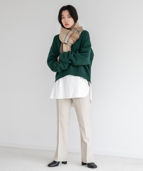 LOWRYS FARM(ローリーズファーム)の「チェックストール 851192(ストール/ショール・レディース・アイボリー/グレー/ベージュ/ネイビー/ブラウン/ベージュ系その他/ライトグレー/ブラウン系その他/ベージュ系その他3/オレンジ/ブラック・FREE)」の19枚目の写真