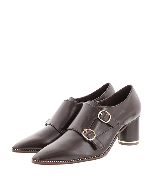 RANDA（ランダ）の「ソフトモンクストラップシューズ（ドレスシューズ・レディース・ブラック/ダークブラウン/クリーム/グレイッシュベージュ・LL/S/M/L）」の11枚目の写真