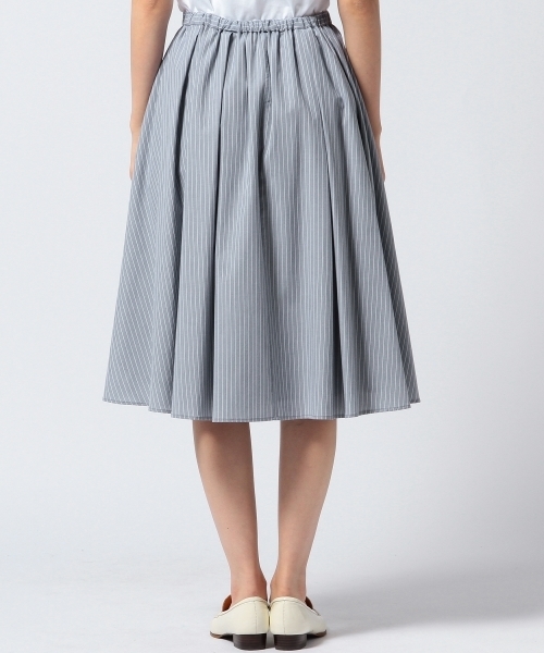 Another Edition（アナザーエディション）の「AE STRIPE FLR SK ◆（スカート・レディース・グレー/ベージュ/ライトブルー・フリー）」の8枚目の写真