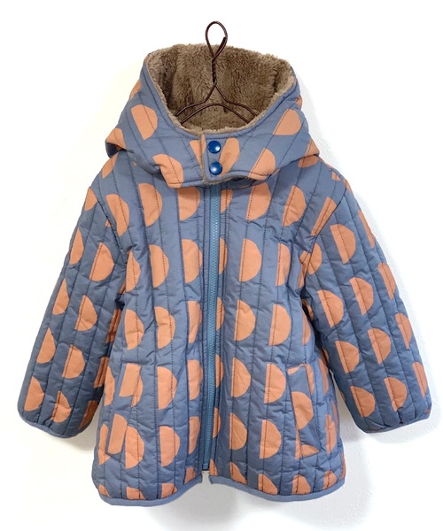 HOGAN RANCH WEAR(ホーガンランチウエア)の「ソウガラ中綿アウター ハンブンコ(80〜120cm)(ブルゾン)」|ブルー
