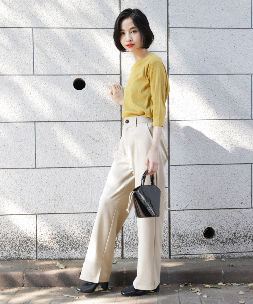 LOWRYS FARM（ローリーズファーム）の「エナメルショルダー　854687（ショルダーバッグ・レディース・ブラック/ブラウン/グリーン・FREE）」の4枚目の写真