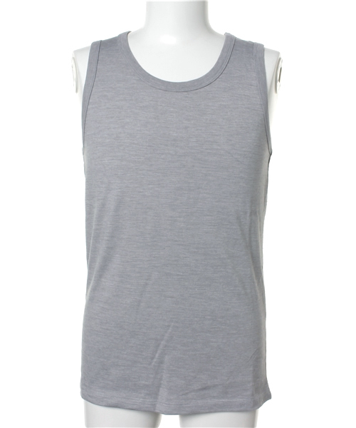 CIAOPANIC（チャオパニック）の「【Ciaopanic】スラブタンク（タンクトップ・メンズ・ネイビー/チャコールグレー/グレー/ピンク/マスタード/ブラック/ホワイト・MEDIUM/LARGE）」の4枚目の写真