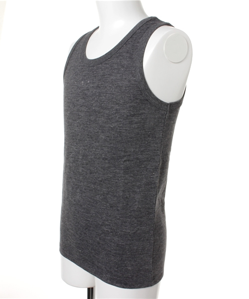 CIAOPANIC（チャオパニック）の「【Ciaopanic】スラブタンク（タンクトップ・メンズ・ネイビー/チャコールグレー/グレー/ピンク/マスタード/ブラック/ホワイト・MEDIUM/LARGE）」の12枚目の写真