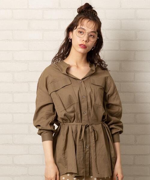coen(コーエン)の「インドコットンチュニックシャツジャケット#(シャツ/ブラウス・レディース・カーキ/その他/ホワイト・FREE)」の9枚目の写真