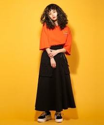 Candy Stripper INSAIDE PLEATS CARGO スカート DRAWSTRING NYLON SKIRT | Candy Stripper（キャンディ