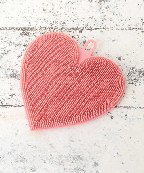 Afternoon Tea（アフタヌーンティー）の「ハートシリコーンブラシ（キッチンツール・レディース・ホワイト/ピンク・ONE SIZE）」の2枚目の写真