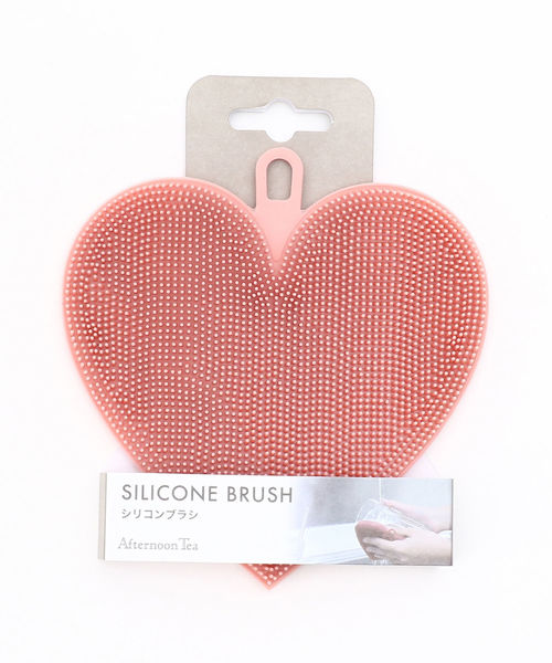 Afternoon Tea（アフタヌーンティー）の「ハートシリコーンブラシ（キッチンツール・レディース・ホワイト/ピンク・ONE SIZE）」の4枚目の写真