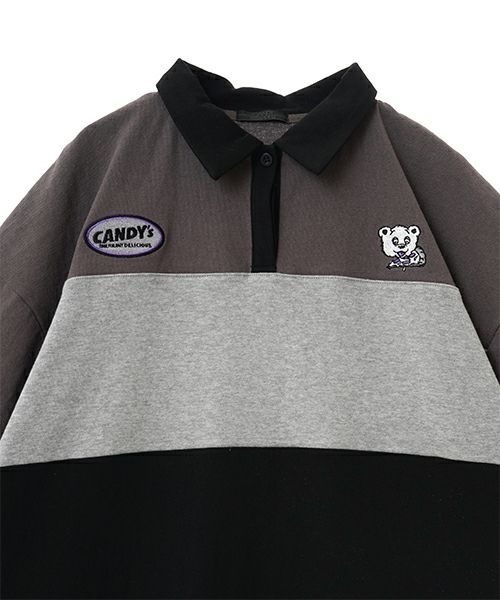 Candy Stripper(キャンディストリッパー)の「TIME FOR BAIT POLO ワンピース(ワンピース・レディース・ブラック/グリーン/ボルドー・2)」の8枚目の写真