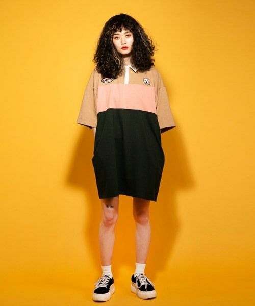 Candy Stripper(キャンディストリッパー)の「TIME FOR BAIT POLO ワンピース(ワンピース・レディース・ブラック/グリーン/ボルドー・2)」の17枚目の写真