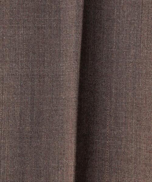 green label relaxing（グリーンレーベルリラクシング）の「[ 御幸毛織 ] 撚杢 無地 スリム ノープリーツ パンツ スラックス（スーツパンツ・メンズ・ブラウン/ネイビー・84ｃｍ/88ｃｍ/80ｃｍ/76ｃｍ/72cm/92cm）」の3枚目の写真