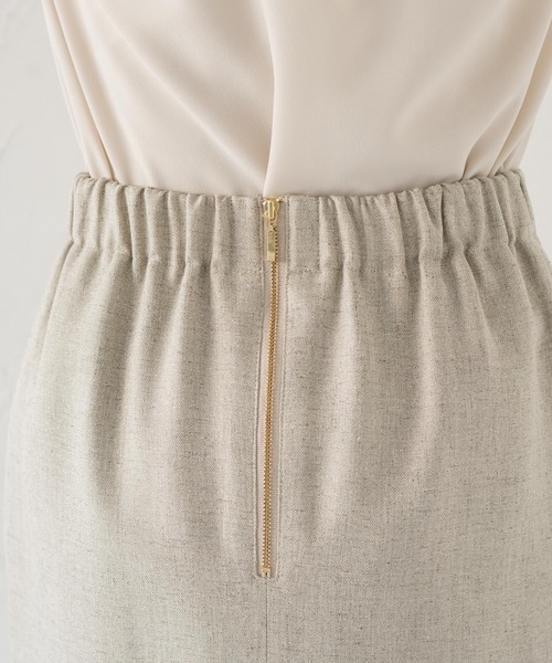 LOUNGEDRESS（ラウンジドレス）の「リネンライクタイトスカート（スカート・レディース・ベージュ/ブラウン・SMALL/MEDIUM）」の15枚目の写真