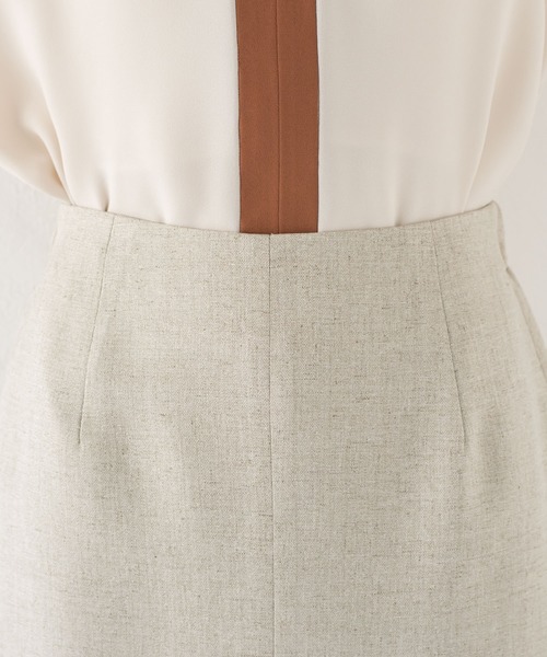 LOUNGEDRESS（ラウンジドレス）の「リネンライクタイトスカート（スカート・レディース・ベージュ/ブラウン・SMALL/MEDIUM）」の22枚目の写真