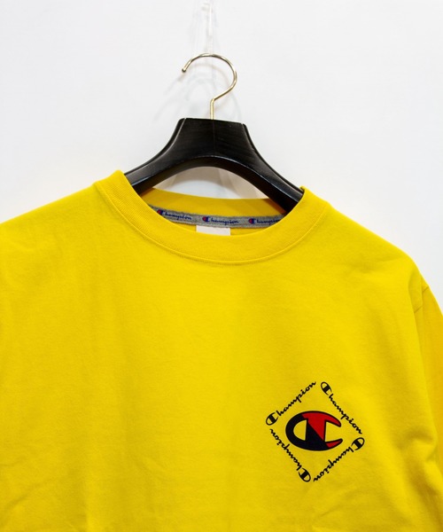 Champion(チャンピオン)の「Champion/チャンピオン ビックC ロンT C3-R402(Tシャツ/カットソー・メンズ・ホワイト/ブラック/イエロー・L/XL)」の7枚目の写真
