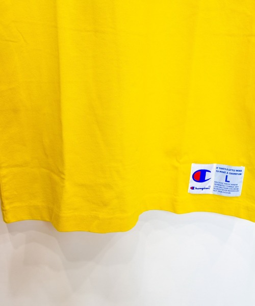 Champion(チャンピオン)の「Champion/チャンピオン ビックC ロンT C3-R402(Tシャツ/カットソー・メンズ・ホワイト/ブラック/イエロー・L/XL)」の10枚目の写真