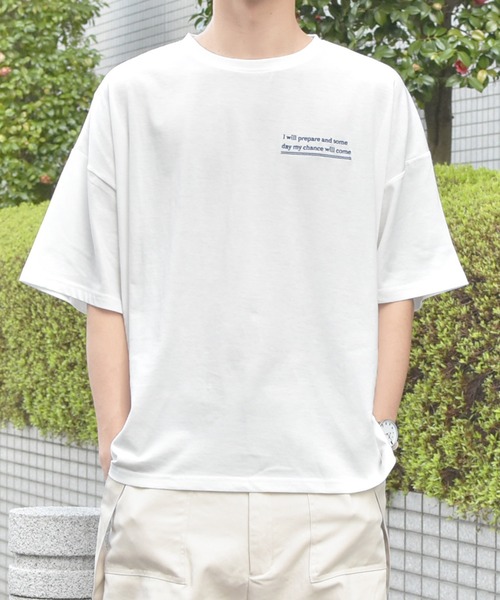 PairPair(ペアペア)の「クマ刺繍&バッグロゴBIGT(男女兼用)(Tシャツ/カットソー・レディース・ライトブルー/ブラック/オフホワイト/サックスブルー/グリーン/ライトグリーン・FREE)」の12枚目の写真