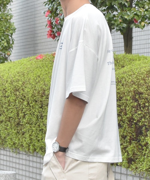 PairPair(ペアペア)の「クマ刺繍&バッグロゴBIGT(男女兼用)(Tシャツ/カットソー・レディース・ライトブルー/ブラック/オフホワイト/サックスブルー/グリーン/ライトグリーン・FREE)」の20枚目の写真