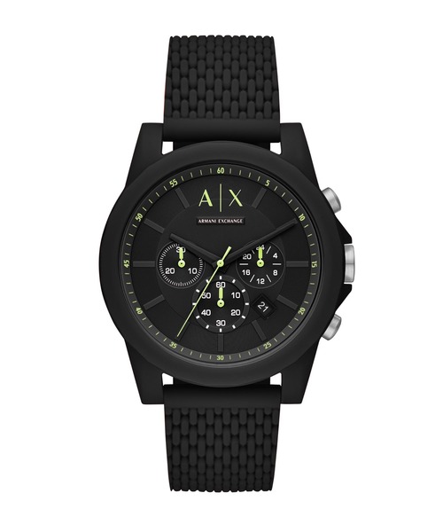ARMANI EXCHANGE(アルマーニエクスチェンジ)の「アルマーニ・エクスチェンジ 腕時計 メンズ アナログ シリコン AX1344(アナログ腕時計・メンズ・ブラック・FREE)」の1枚目の写真